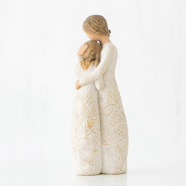Willow Tree Near Me uttrycker kärleksfulla relationer mellan mor och dotter skulpterad handmålad figur 1 st