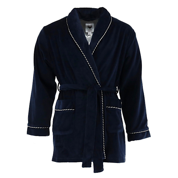 Ascentix Velour Smokingjacka med satinfoder (Herr) Navy XXL