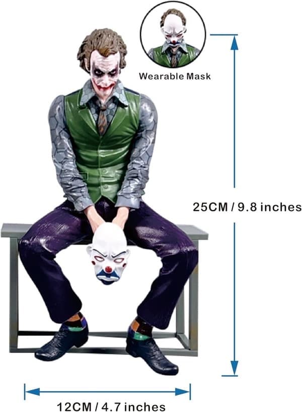 Jokers biltillbehör Clown Kontors heminredning, Vit
