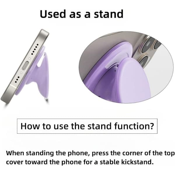 Svart MagSafe Pop Holder / Bordsstativ