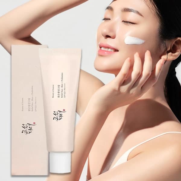 Relief Sun Rice Solcreme+ Probiotika 50 ml SPF50+ PA+++