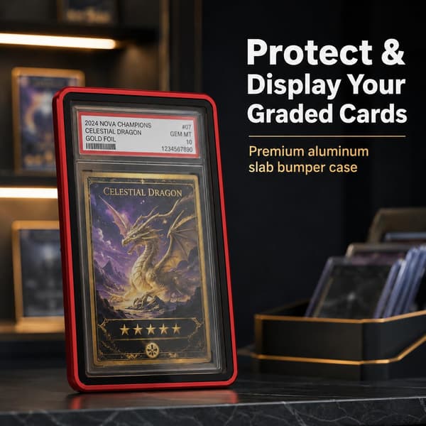 SUGGLESAFE PSA Slab Case, Magnetiskt 9-punktslås Display Protector, Röd Red