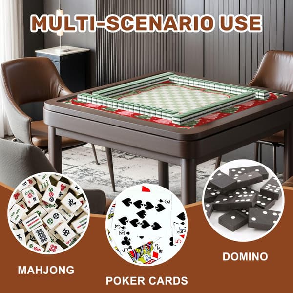 Mahjongmatte 31,5\" Sklisikker Støyreduserende Jule-spillematte Color10
