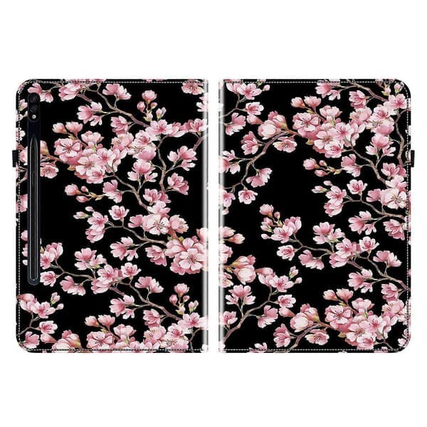 Krystaltekstur Malet Læder Tablet Etui - Perfekt til Samsung Galaxy Tab S7 FE/S8+/S7+ For Samsung Galaxy Tab S7 FE/S8+/S7+