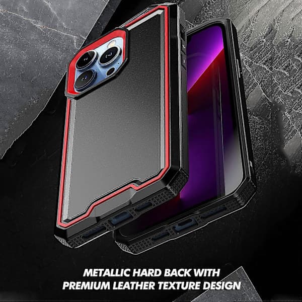 iPhone 14 Pro Max Armor -kaksivärinen TPU + PC -puhelinkotelo