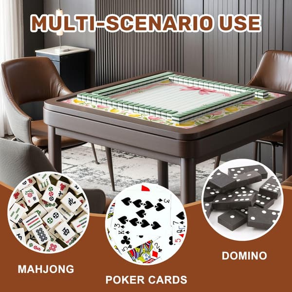 Mahjongmatte 31,5\" Sklisikker Støyreduserende Sitron Spillmatte Color6