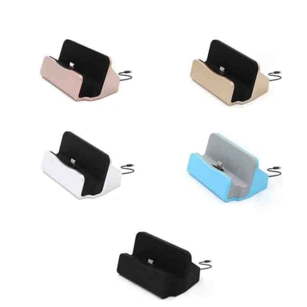 iPhone - Lightning Ladestasjon Svart Black
