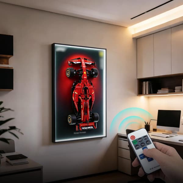 Display Wallboard med LED-lys til Lego Technic Ferrari SF-24 42207 42207