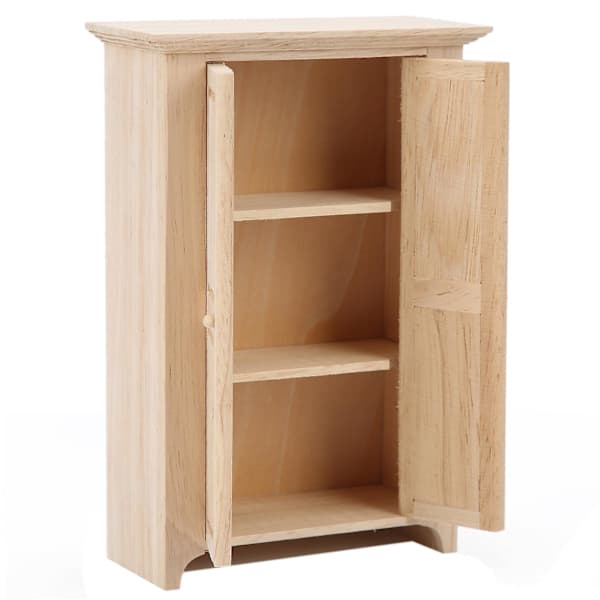 1:12 Dukkehus Miniature Trægarderobe Simuleret Møbelmodel Legetøjstilbehør