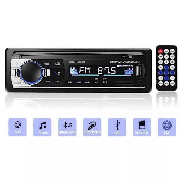 1 DIN Bluetooth bilstereo håndfri Hot C1