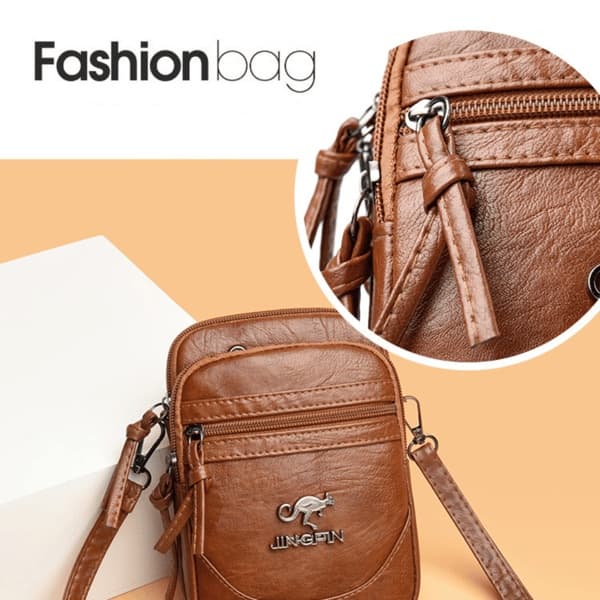Crossbody taske enkel skuldertaske, sort black