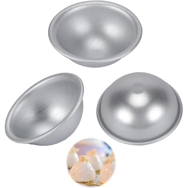 3-delt kuppel, kakeform i aluminium, puddingform