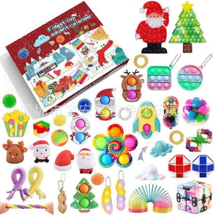 Vent Blind Box Sett Kombinasjon Julekalender Blind Box Klemmeleke