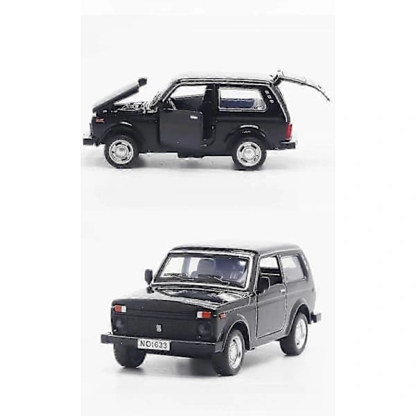 Klassisk Bil Ryssland Lada Niva Aluminium Rolig
