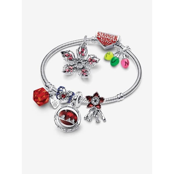 Pandora - Stranger Things - Ormlänksarmband med lås - Sterling Silver 18cm 7.1in/18cm 7.1in/18cm