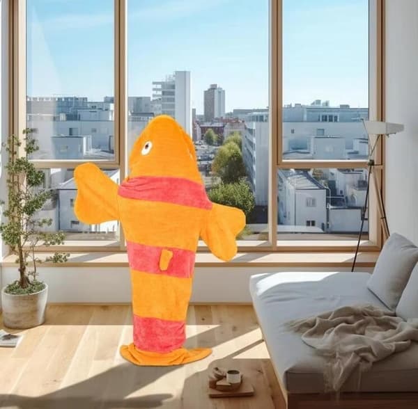 Tecknad Clownfisk Djur Onesie Pyjamas, Storlek XL XL