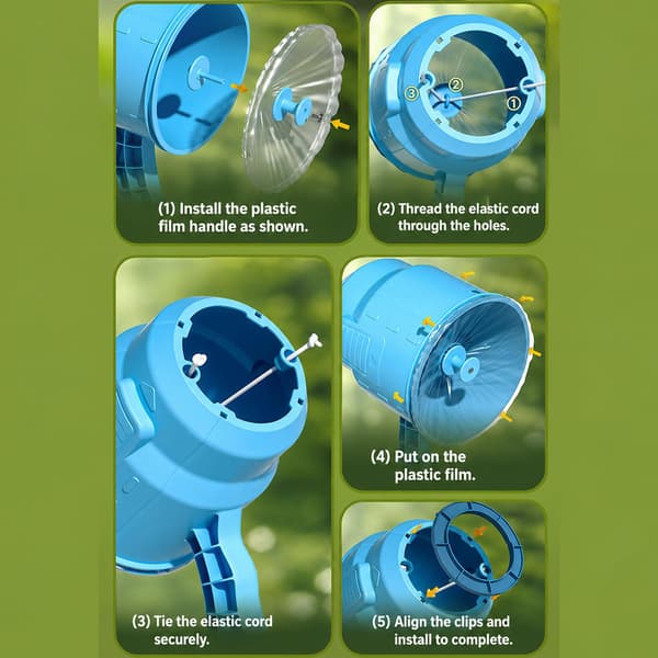 Luftkanonlegetøj Håndholdt Bullseye Luftblæser til voksne, 02-Himmelblå 02-sky Blue