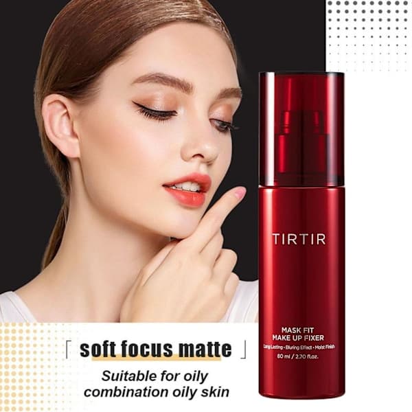 TIRTIR Mask Fit Make-up Fixer, Sminkefikserende Setting Spray 30ml