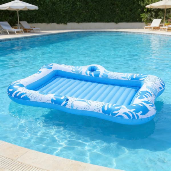 Oppblåsbar solseng for 2 personer Inflatable Pool Float