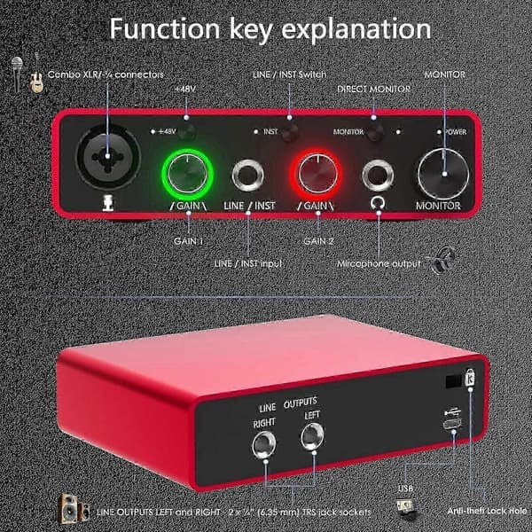 Focusrite Scarlett Solo 3. generation USB-lydgrænseflade til optagelse