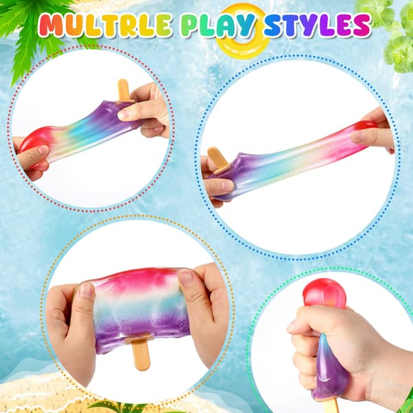Popsicle Squishy Sukker Is Squishies Klemmelegetøj Colorful