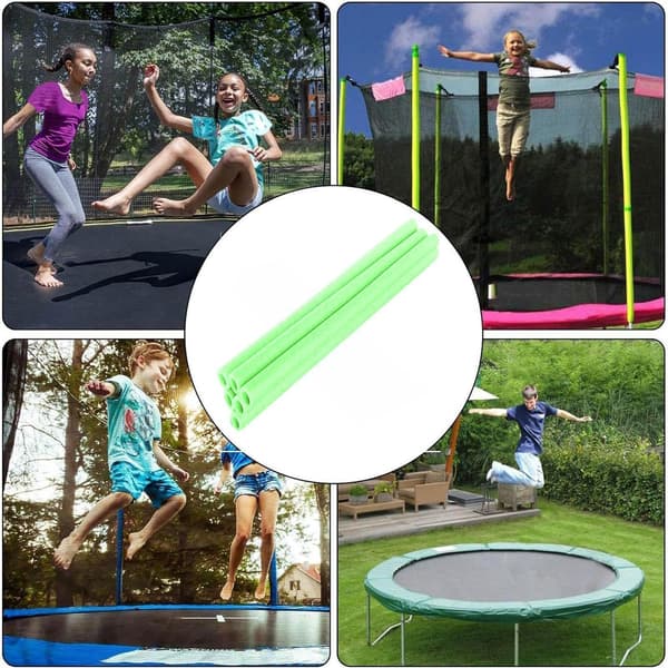 Trampoline Skumstanghylser 15,7 tommer 12 stk Universell Vanntett Green