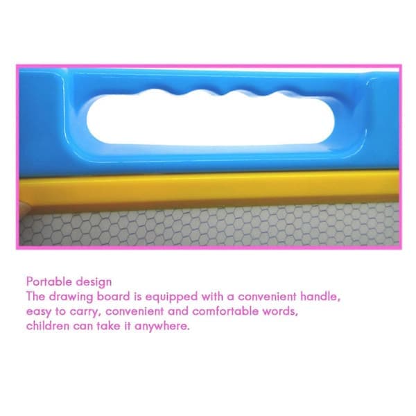 Magnetisk tegnebræt til børn, tegnebræt, pædagogisk spil til børn, grøn
