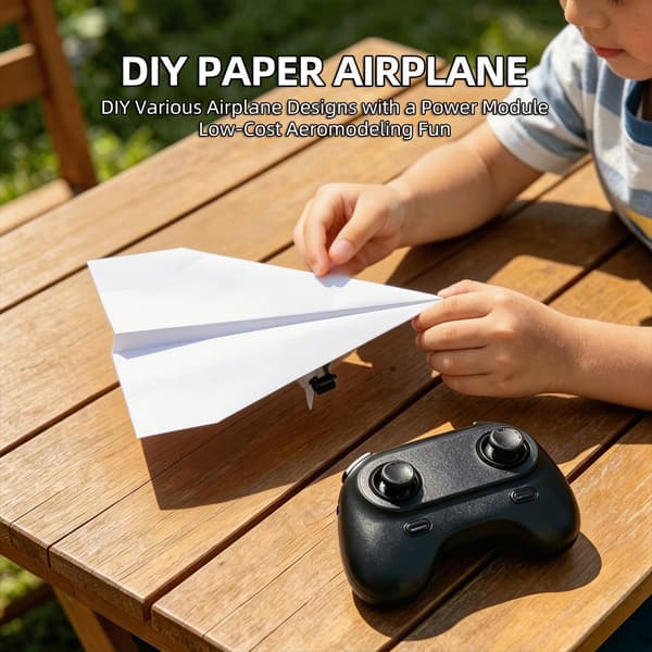 Fjärrstyrda trädgårdsflygplanleksaker i papper Three Electric Models