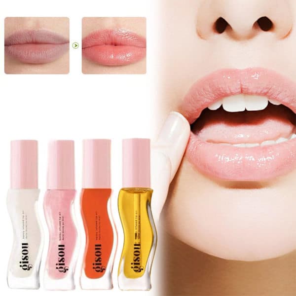 Gisou Honungsinfunderad Hydrating Lip Oil, Närande Läppfuktighetskräm 3 st 3 1pcs