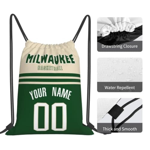 Milwaukee snøreposer tilpasset ethvert navn ethvert nummer bag ryggsekk gaver til menn Milwaukee