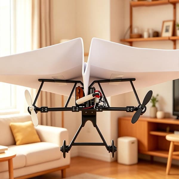 RC Papirflysett Elektrisk Flyleke Single Battery Model