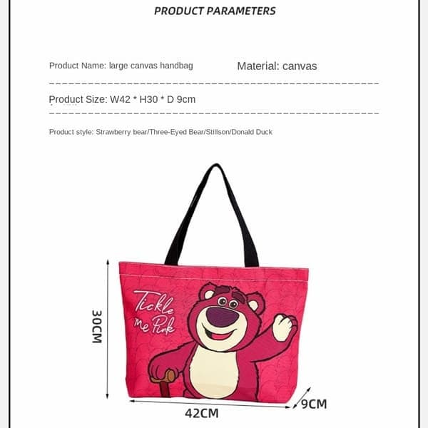 Stitch lerretspose handleveske, Stitch B Stitch B