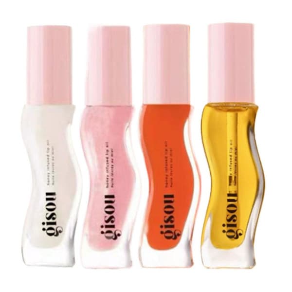 Gisou Honungsinfunderad Hydrating Lip Oil, Närande Läppfuktighetskräm 3 st 3 1pcs