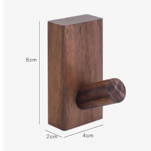 Väggkrok för handduk, bokträ Beech Beech