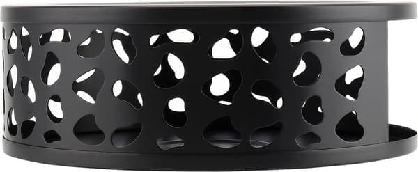 Telysholder - Tekannevarmer - Varmer - Rustfritt stål - Svart - 15 cm