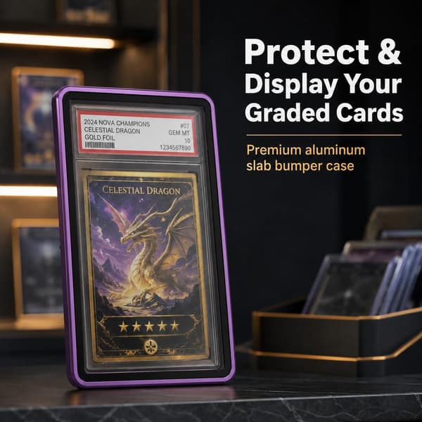 SUGGLESAFE PSA Slab Case, Magnetiskt 9-punktslås Display Protector, Lila Purple