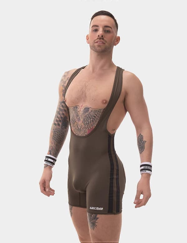 Barcode Berlin Selkätön Toppi Dastin Darkarmy-Musta Green XL