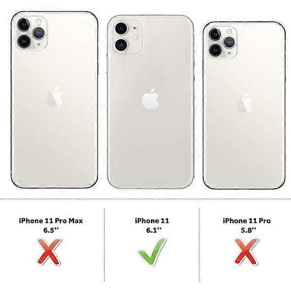 iPhone 11 - Läpinäkyvä TPU