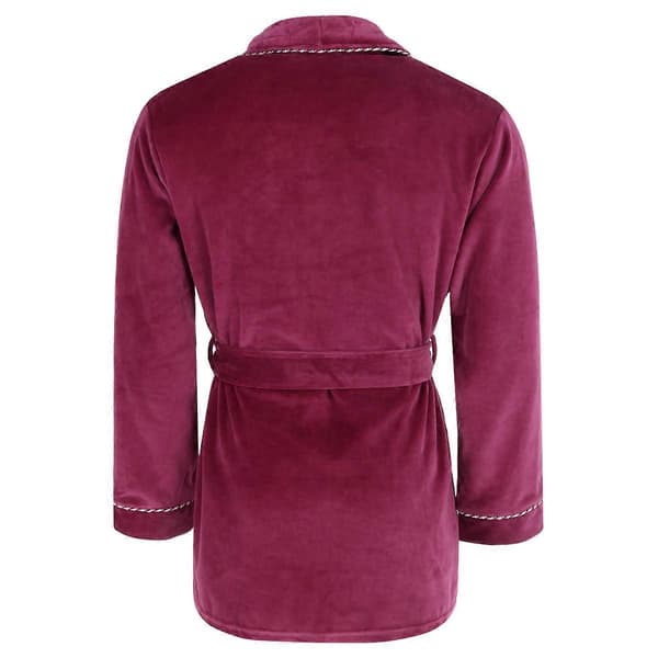 Ascentix Velour Smokingjacka med satinfoder (Herr) Burgundy XXL
