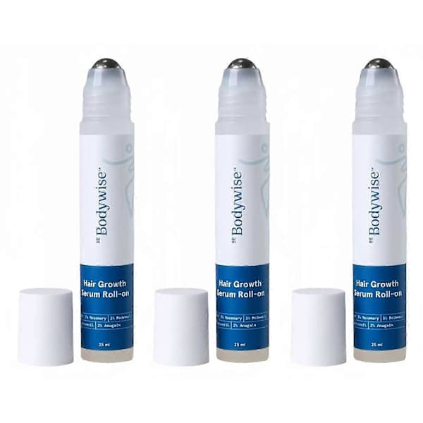 Be Bodywise Hårvækstserum Roll On - 3% Rosmarin, 3% Redensyl 2% - (25ml) 1/2/3 stk 3pcs
