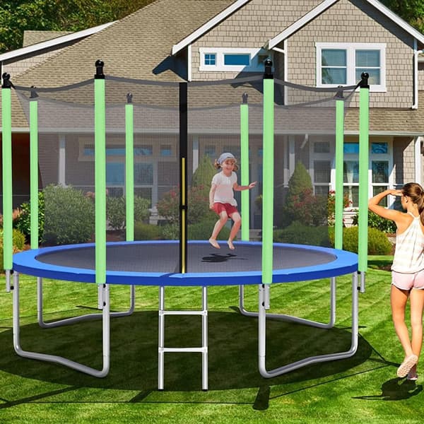 Trampoline Skumstanghylser 15,7 tommer 12 stk Universell Vanntett Green