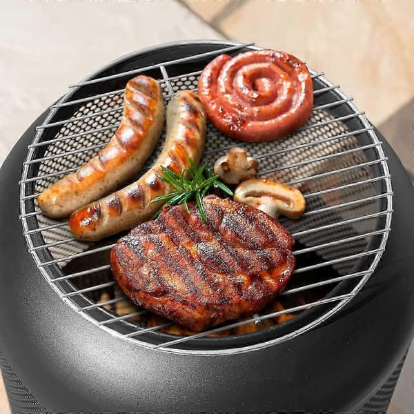 Weber Kulgrill 34 cm Diameter med Forbedret Luftstrøm og Fremragende Varmefastholdelse for Lang Levetid