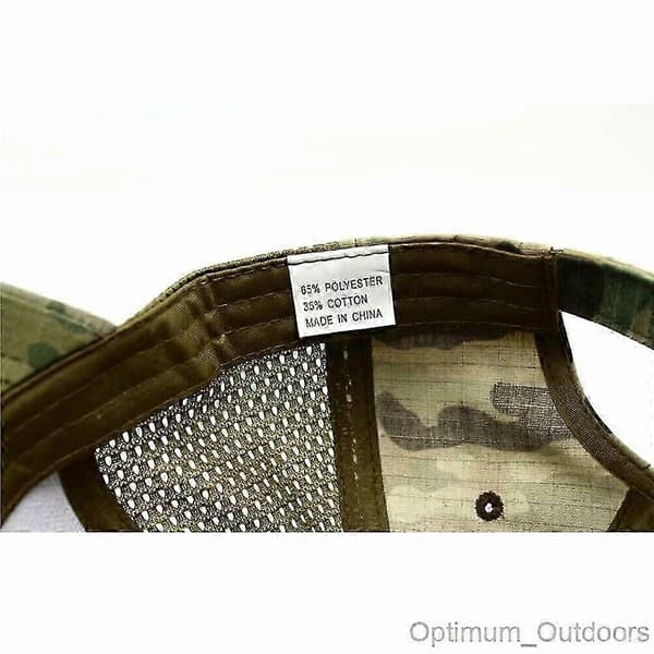 Punisher Mesh Back Baseballkeps Operators Hatt Airsoft Army Kamouflage Dödskalle Real Tree Camo