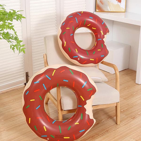 Pool Floats Simringar för barn Simrör Leksak Kaffe Liten