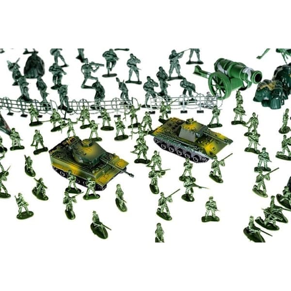 Leksakssoldater Set - Militärbas - 300 delar