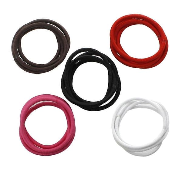 Hårelastiker Hårsnoddar, Professionella Hästsvanshållare - 100-pack Turkos