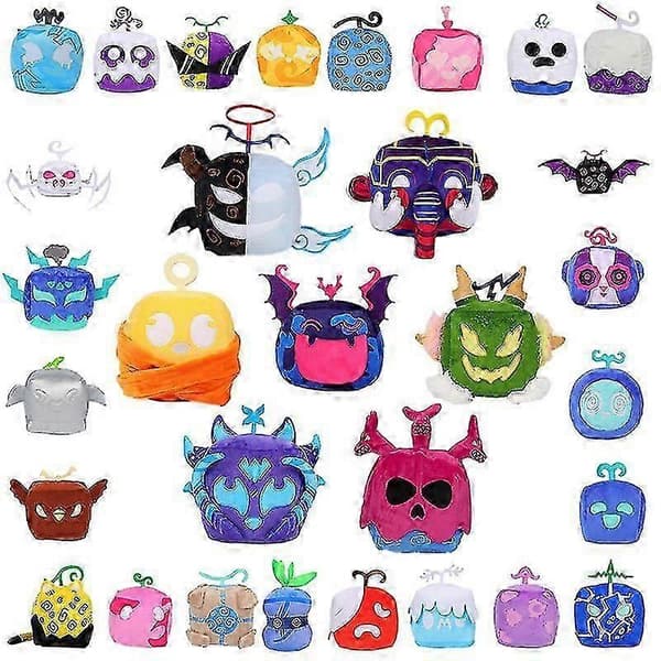 Blox Fruits Game Perimeter Devil Fruit Fruit Box Doll Plyschleksak Boris-2025-ss Mammoth Box 13cm Single Compression
