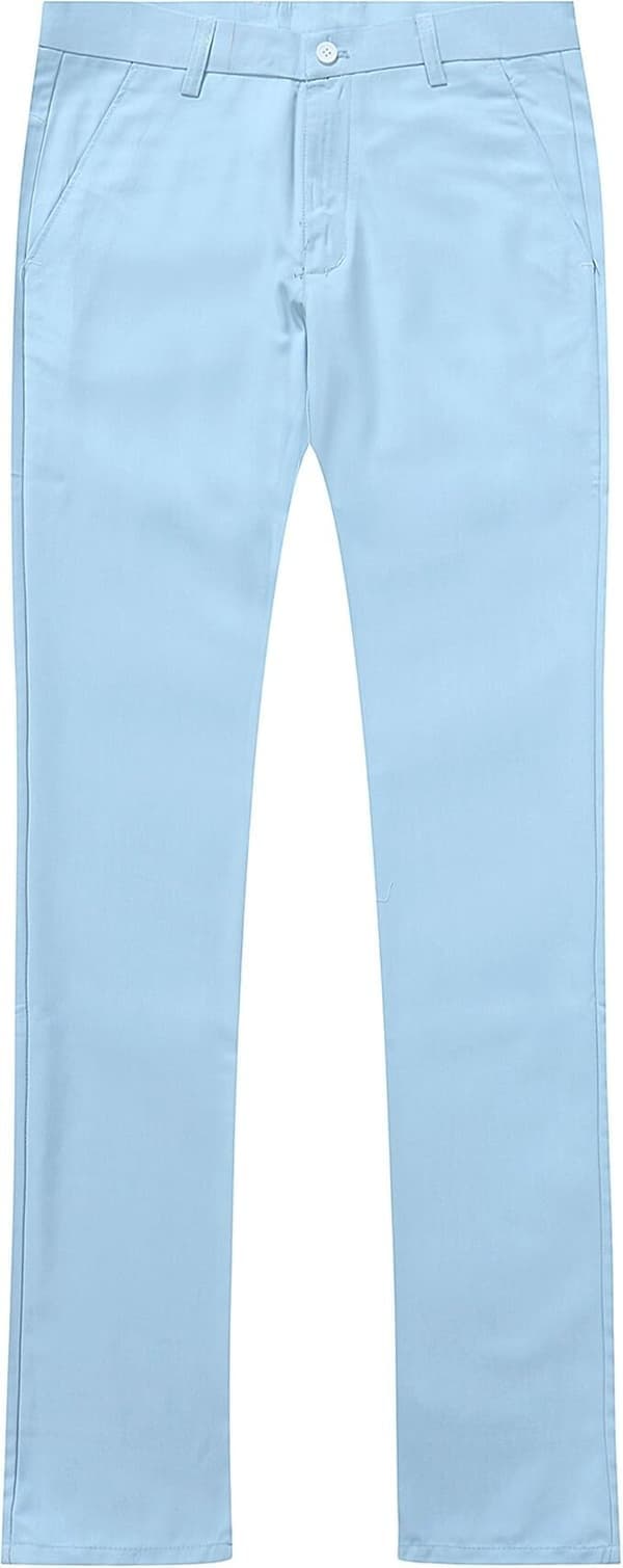 Herr Slim Fit 2-delad Kostym, Kavaj, Byxor, Blå, Storlek L blue L