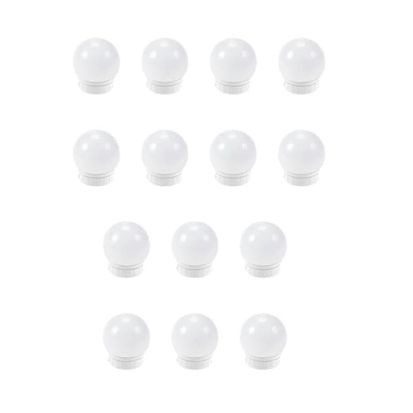 14 stk speillampe USB sminkelys Justerbar lysstyrke Sminkelys Fylllys