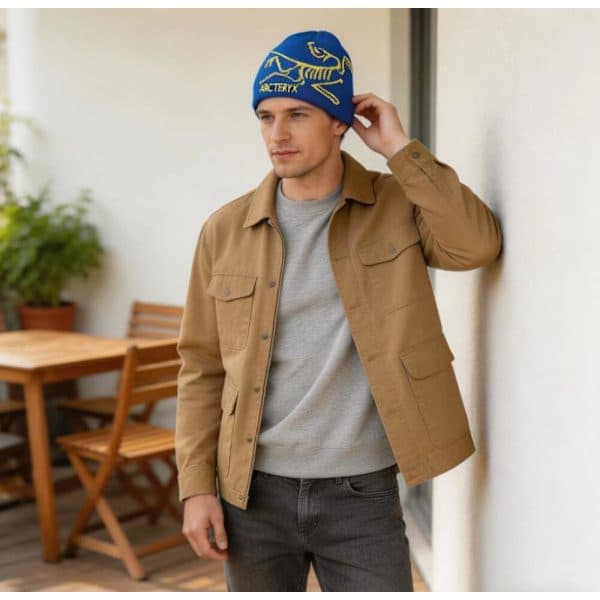 Arc'teryx Bird Head Toque Mössa Blå Merinoull Stickad Vintermössa Unisex Blå Blue